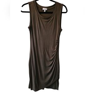 Olive Green Sleeveless Dress XS
